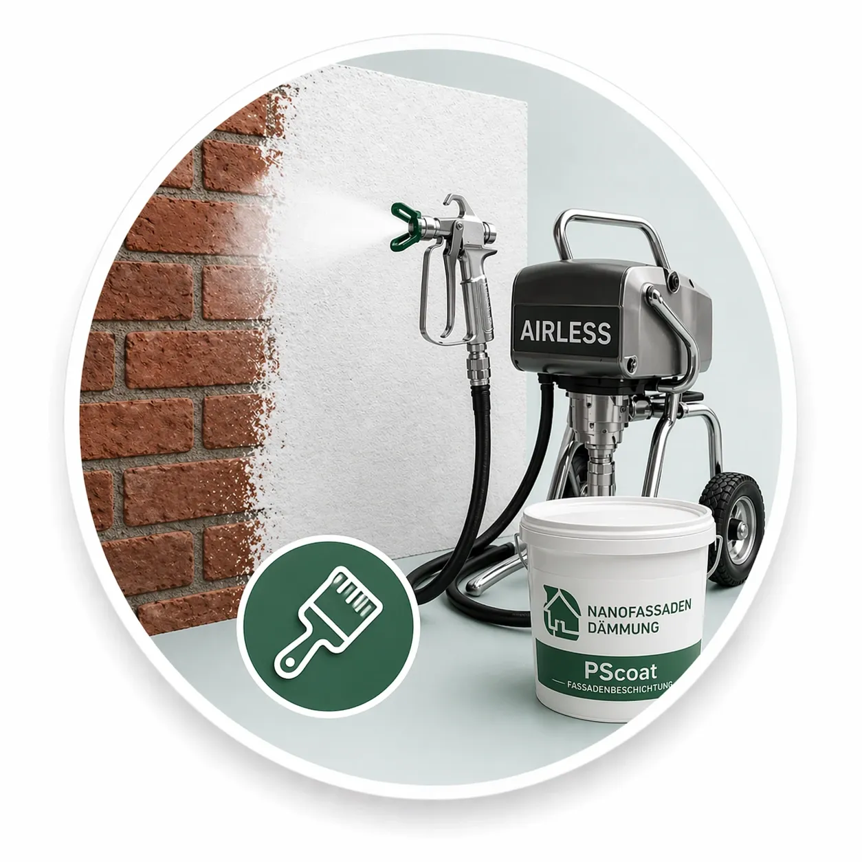 Nanofassadendämmung 17 m² 1mm PSCoat (Fassade)
